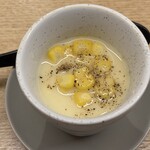 スシエビスHana - 冷製コーン茶碗蒸し