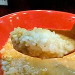 横浜家系ラーメン 赤家 - 最後は雑炊