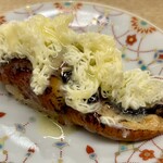 スシエビスHana - 追加注文した濃厚うなぎ　バターの綿雪がのっています。