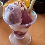 スシロー - 爽やかぶどうパフェ