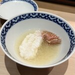 すし 良月 - 毛ガニのしゃぶしゃぶ-スッポンの出汁-