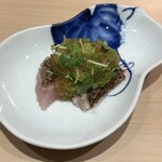 すし 良月 - クロムツの炙りとスッポンのジュレ