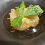 そば康五郎 - 大根おでんの天ぷら