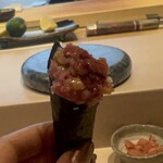 鮨 浩也 - トロ手巻き