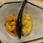 寿司処 しん - 海水うにと馬糞うに