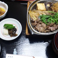 肉の山本 - ランチ　牛鍋