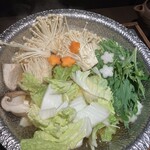 神戸 かに傳 - お野菜たっぷり