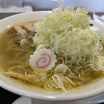 中華そば 肴 yamago - 料理写真:塩ラーメン+ねぎトッピング