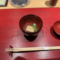 焼鳥一二三 - 鶏スープと胡麻豆腐