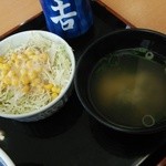 Yoshinoya - ねぎ塩ロース豚丼並490円