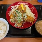 かつや - 料理写真:ねぎ塩カツ定食