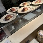 アートホテル - ライブキッチン　出汁にくぐらせたビーフ