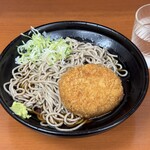 駅そば 大江戸そば - コロッケそば冷