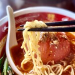 中華料理 口福 - 実際実物の麺は、もっともっと綺麗です。