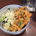 うさぎや - 冷やし、海老かき揚げ