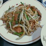 栄記香辣坊 - ニラレバ定食(750円）