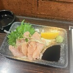 炭火焼鳥 喜鳥家 - ササミのお造り