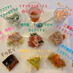 306120658 - ◉ 本日の前菜 9品
                        　☘️お料理のスタートとして、
                        　　感動を頂きました✨
                        　　それぞれ手の込んだ料理で美味しかったです