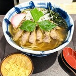 山形十割そば処 紅 - とり中華 冷　肉増し