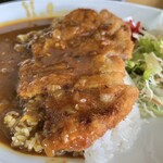木屋南カレー - ロースカツをアップで♪