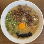 桃苑 - デラックスラーメン　1,050円