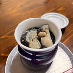 鮨 弥さか - 牡蠣た海苔の茶碗蒸し