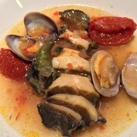 鉄板焼 すみだ - 鮑のアクアパッツァ風