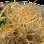 鶏Soba 座銀 - ねぎアップ