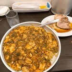 中華 若林 - 麻婆豆腐焼きそば大盛り　¥2,200（メニューなし）