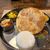 南インド料理 ポンディチェリ - 料理写真:暫く待つとお願いしたレギュラーミールス１５００円の出来上がりです。