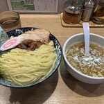 麺や独歩 - 梅と昆布のつけ蕎麦
