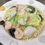 京華苑 - エビ焼きそば