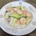 京華苑 - 料理写真:エビ中華丼