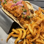 ブルー エントランス キッチン - 