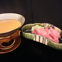禅（ぜん）特製黒毛和牛雲丹しゃぶ付