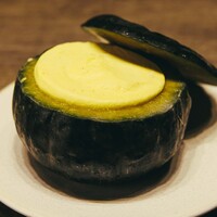 まるごとカボチャのアイスクリーム