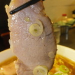 ラーメン ふくや - 醤油　５００円のチャーシューのアップ　【　２０１４年９月　】