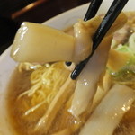 ラーメン ふくや - 醤油　５００円のメンマのアップ　【　２０１４年９月　】