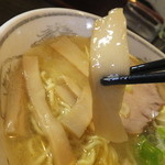 ラーメン ふくや - 塩　５００円のメンマのアップ　【　２０１４年９月　】