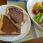 ブーランジェリー・フリアンド - ヌテラを付けて・・