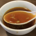 ラーメン 木曜日 - スープ割投入後