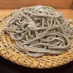 蕎麦うらやす信や - 太打ちあらびき蕎麦に変更