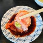 伊勢屋 - 赤貝の刺身（アップ）