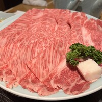 すき焼き 牛しゃぶ 松重 - 