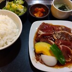焼肉 笑山門 - えべとん豚ヒレセット1200円