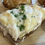 茶屋町パーラー - 自家製黒豚ハムのクロックムッシュ