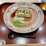 御料理 松むら - 炊き合わせの代わりにテリーヌ仕立てで