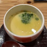 鮨と天草大王 天音 - 天草大王とアオサの茶碗蒸し