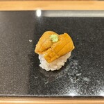 鮨と天草大王 天音 - キタムラサキウニ