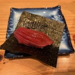 鮨と天草大王 天音 - 有明産海苔のマグロ赤身包み